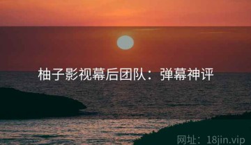 柚子影视幕后团队：弹幕神评