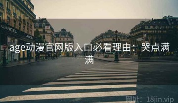 age动漫官网版入口必看理由：哭点满满