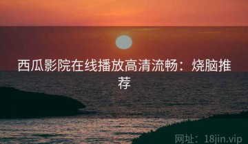 西瓜影院在线播放高清流畅：烧脑推荐